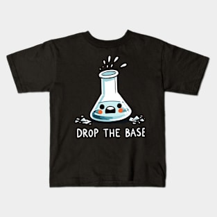 Chemist Humor Drop the Base Party Bass Humor Kids T-Shirt